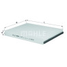 Filtro aria abitacolo MAHLE ORIGINAL LA 657