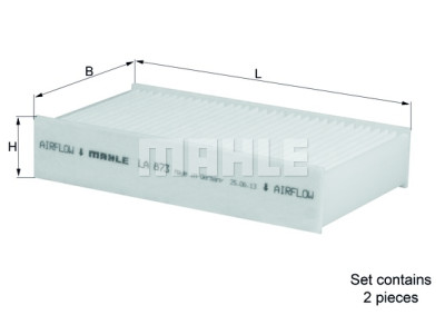 Filtro aria abitacolo MAHLE ORIGINAL LA 873/S