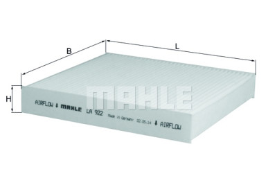 Filtro aria abitacolo MAHLE ORIGINAL LA 922