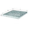 Filtro aria abitacolo MAHLE ORIGINAL LAK 157