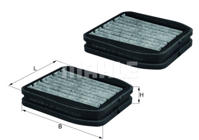 Filtro aria abitacolo MAHLE ORIGINAL LKK 165/S