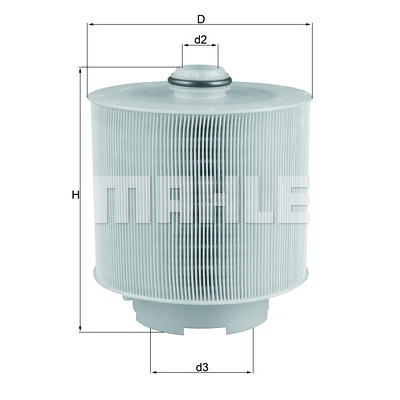 Filtro aria MAHLE ORIGINAL LX 1006/2D