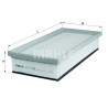 Filtro aria MAHLE ORIGINAL LX 1026