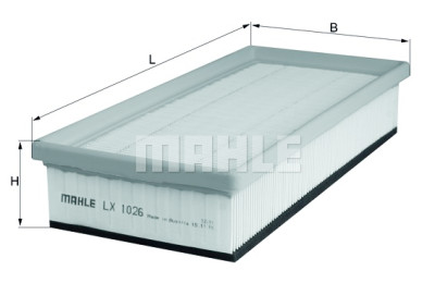 Filtro aria MAHLE ORIGINAL LX 1026