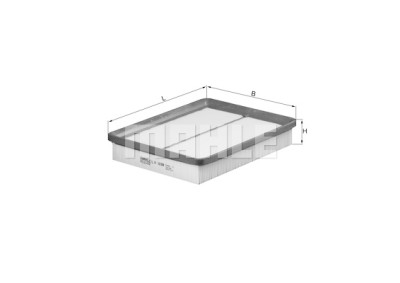 Filtro aria MAHLE ORIGINAL LX 1039