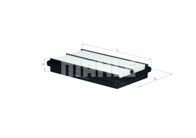 Filtro aria MAHLE ORIGINAL LX 1075