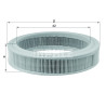 Filtro aria MAHLE ORIGINAL LX 108