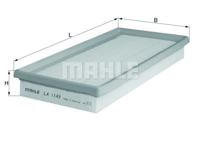 Filtro aria MAHLE ORIGINAL LX 1143