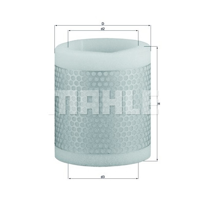 Filtro aria MAHLE ORIGINAL LX 124