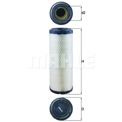 Filtro aria MAHLE ORIGINAL LX 1240