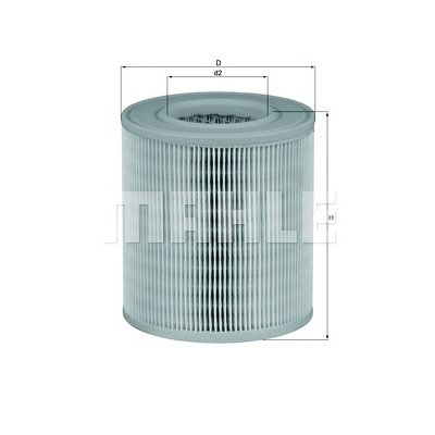 Filtro aria MAHLE ORIGINAL LX 1253