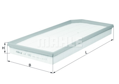 Filtro aria MAHLE ORIGINAL LX 1262
