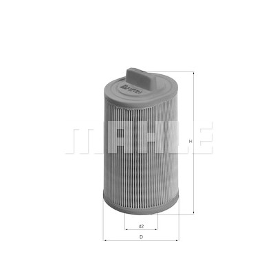 Filtro aria MAHLE ORIGINAL LX 1277