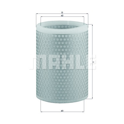 Filtro aria MAHLE ORIGINAL LX 136