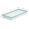 Filtro aria MAHLE ORIGINAL LX 1455