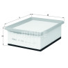 Filtro aria MAHLE ORIGINAL LX 1568