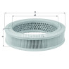 Filtro aria MAHLE ORIGINAL LX 157