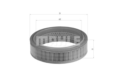 Filtro aria MAHLE ORIGINAL LX 158