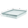 Filtro aria MAHLE ORIGINAL LX 1586