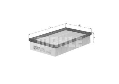 Filtro aria MAHLE ORIGINAL LX 1596