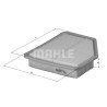 Filtro aria MAHLE ORIGINAL LX 1613