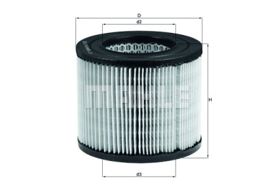 Filtro aria MAHLE ORIGINAL LX 162
