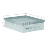 Filtro aria MAHLE ORIGINAL LX 1622
