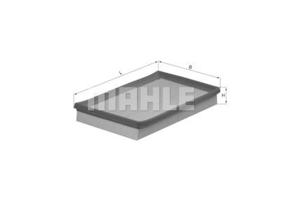 Filtro aria MAHLE ORIGINAL LX 1633