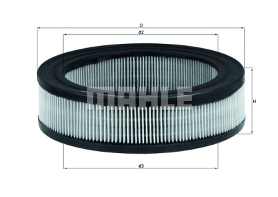 Filtro aria MAHLE ORIGINAL LX 167