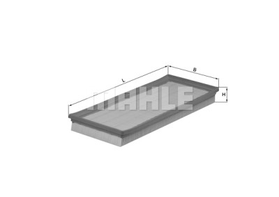 Filtro aria MAHLE ORIGINAL LX 178