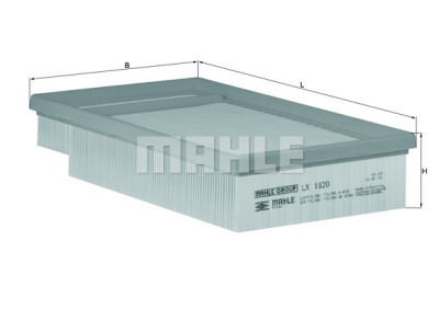 Filtro aria MAHLE ORIGINAL LX 1820
