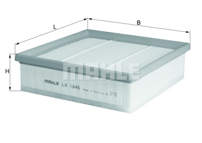Filtro aria MAHLE ORIGINAL LX 1846