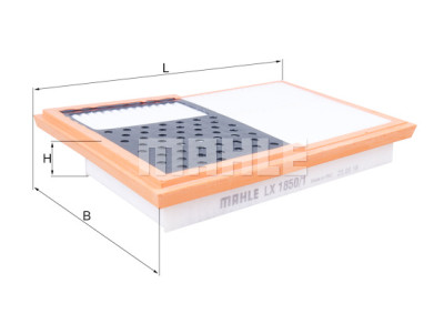 Filtro aria MAHLE ORIGINAL LX 1850/1