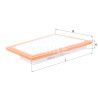 Filtro aria MAHLE ORIGINAL LX 1850/2