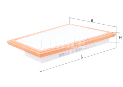 Filtro aria MAHLE ORIGINAL LX 1850/2