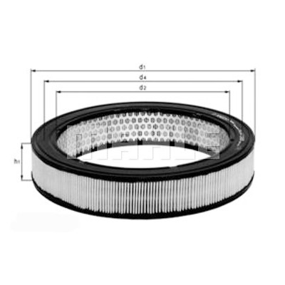 Filtro aria MAHLE ORIGINAL LX 189