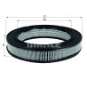 Filtro aria MAHLE ORIGINAL LX 189