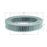 Filtro aria MAHLE ORIGINAL LX 203