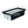 Filtro aria MAHLE ORIGINAL LX 2035