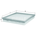 Filtro aria MAHLE ORIGINAL LX 2076/1
