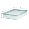 Filtro aria MAHLE ORIGINAL LX 2085