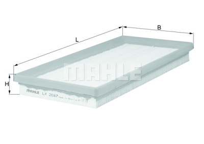 Filtro aria MAHLE ORIGINAL LX 2087