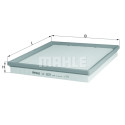 Filtro aria MAHLE ORIGINAL LX 2525