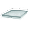 Filtro aria MAHLE ORIGINAL LX 2525