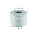 Filtro aria MAHLE ORIGINAL LX 2607/2