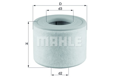 Filtro aria MAHLE ORIGINAL LX 2607/2