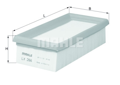 Filtro aria MAHLE ORIGINAL LX 266