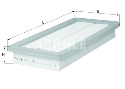 Filtro aria MAHLE ORIGINAL LX 2738