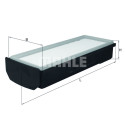 Filtro aria MAHLE ORIGINAL LX 2796/1
