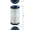 Filtro aria MAHLE ORIGINAL LX 2908